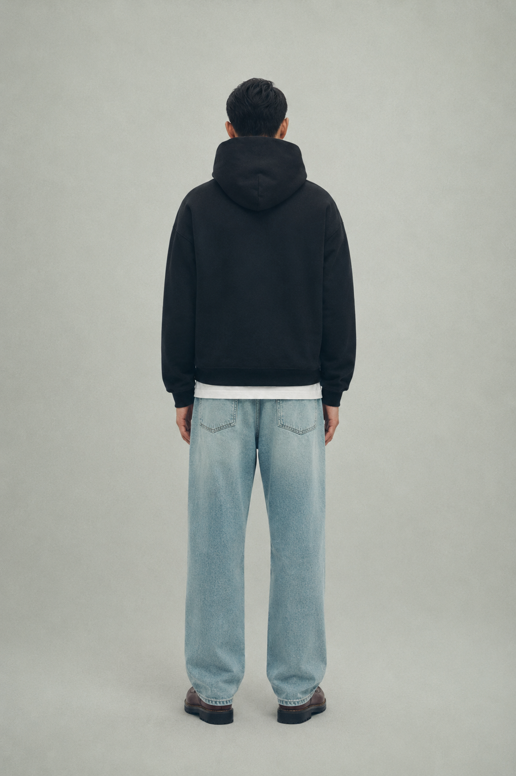 Box Hoodie Black