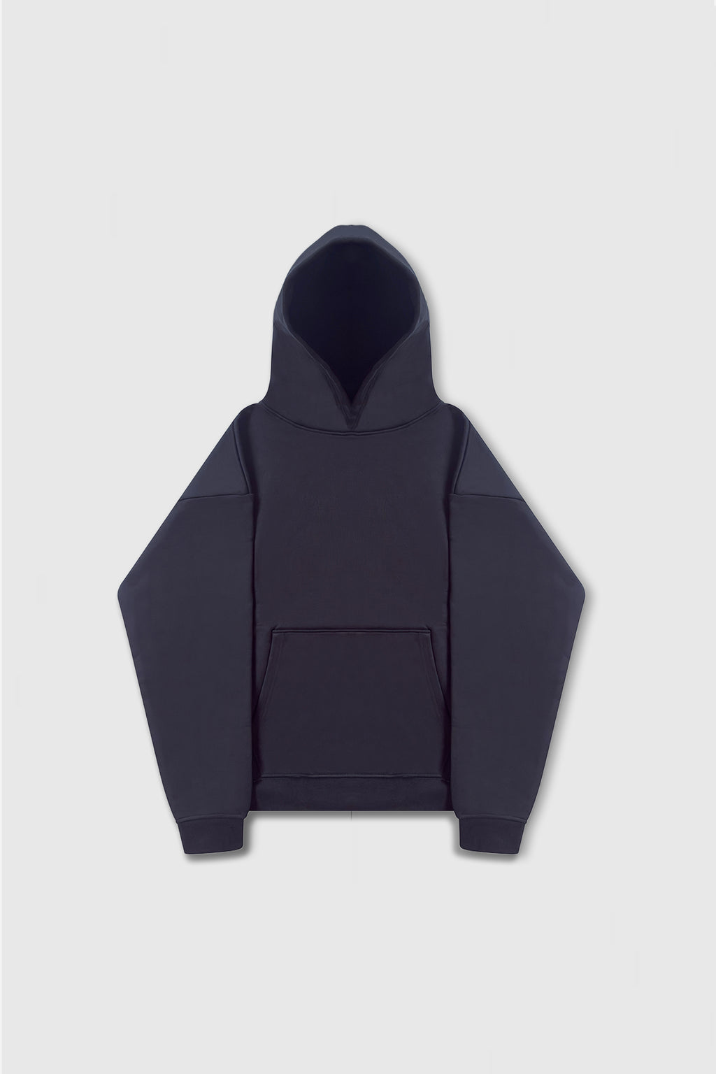 box hoodie black