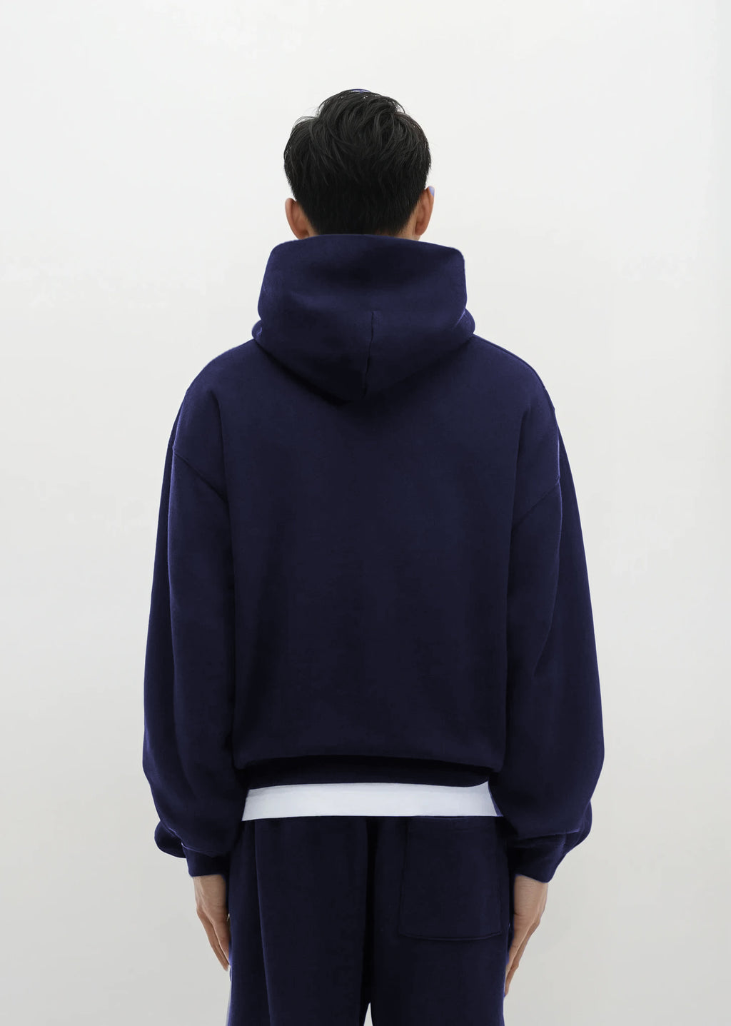 box hoodie navy