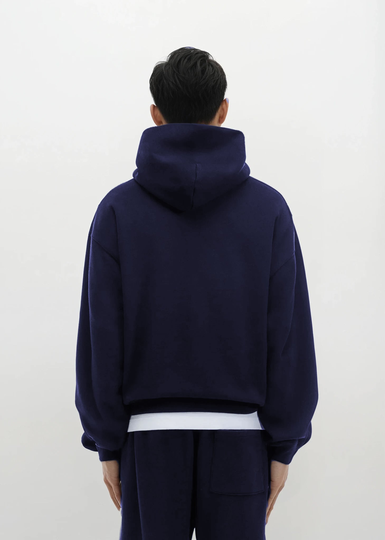box hoodie navy