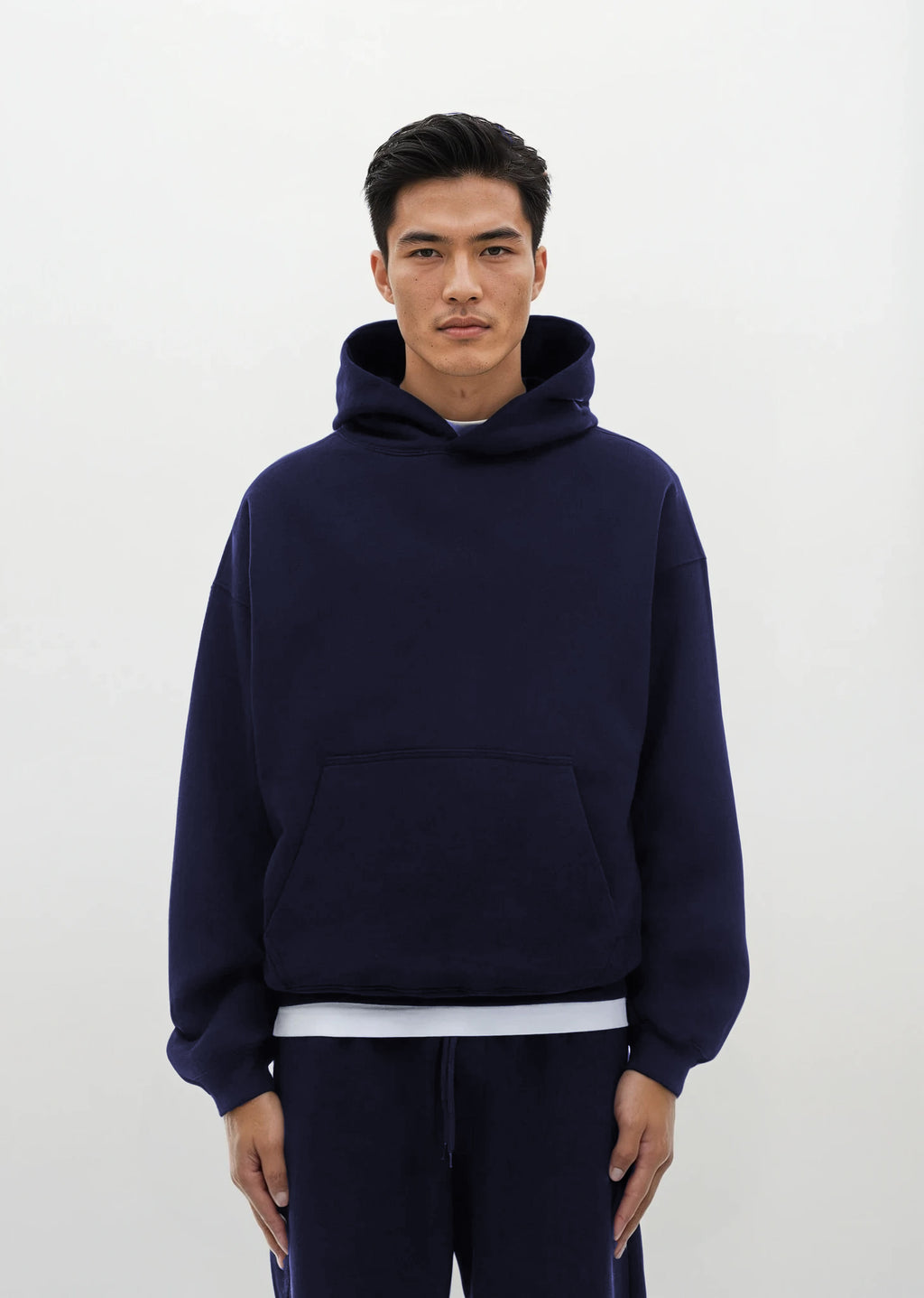 box hoodie navy