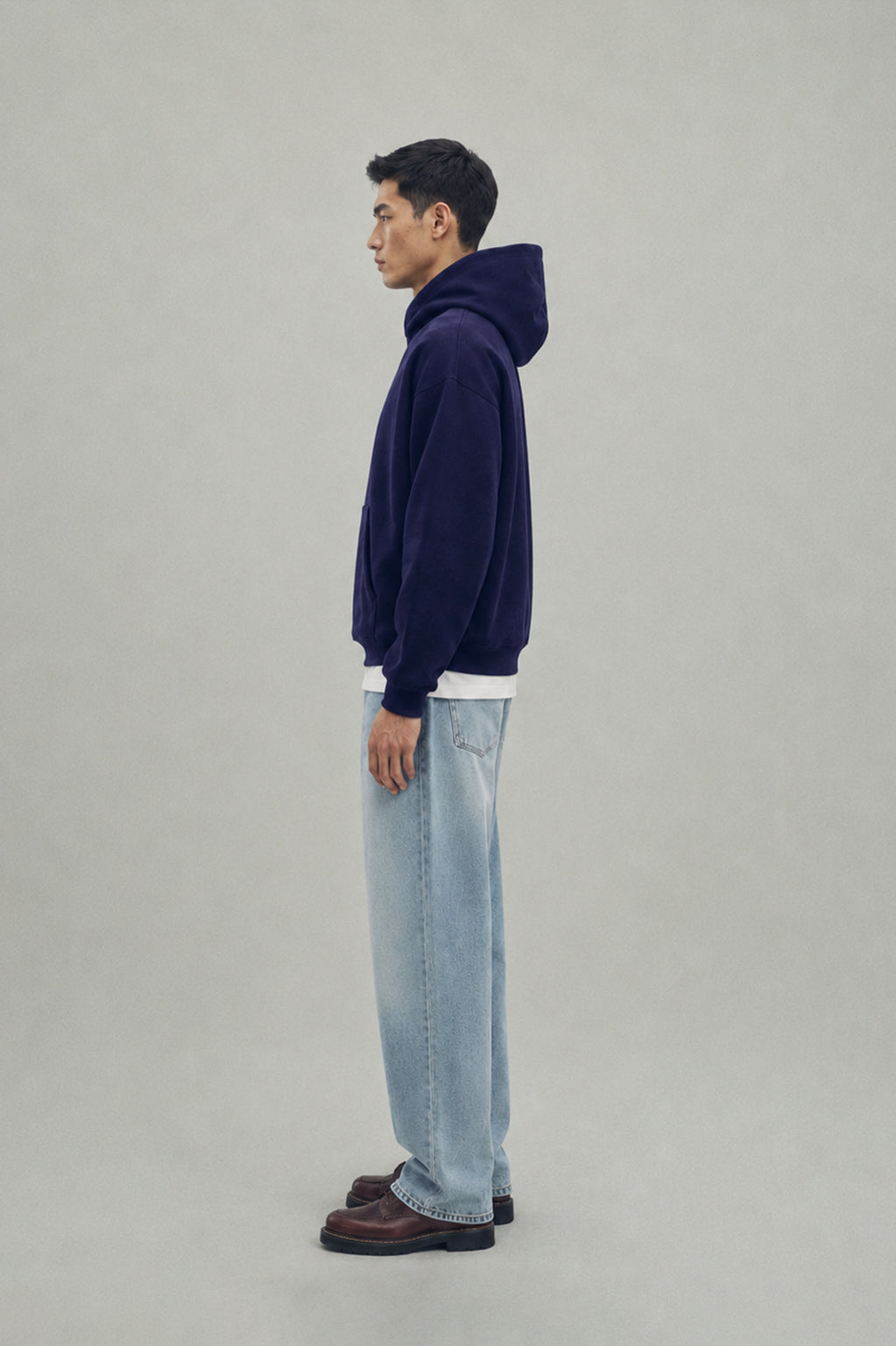 Box Hoodie Navy