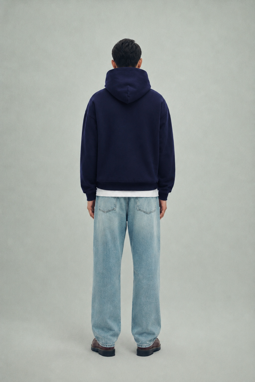Box Hoodie Navy