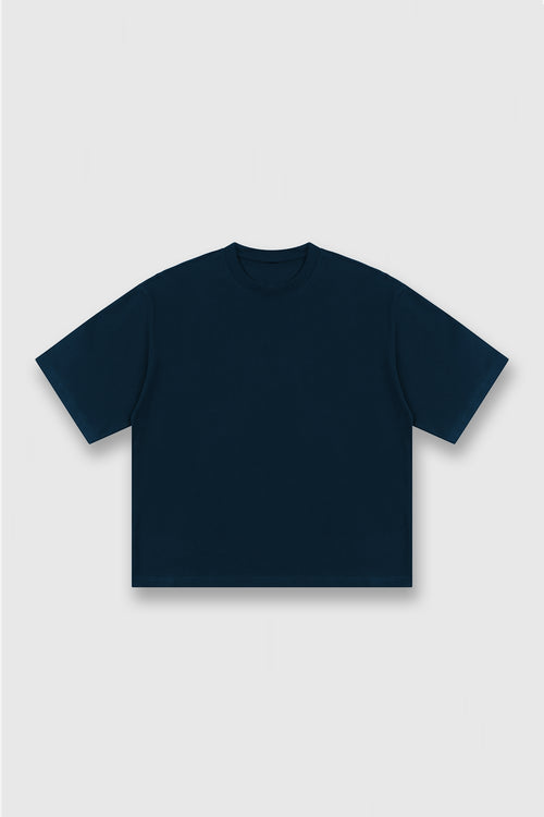 box shirt navy