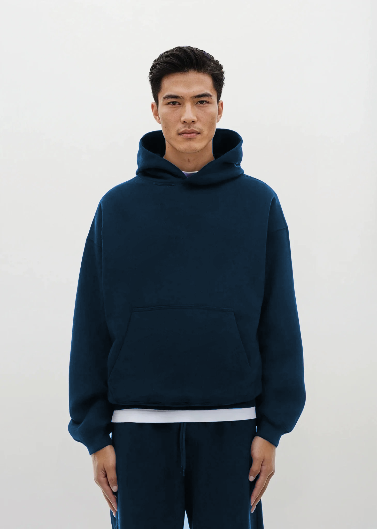 box hoodie navy