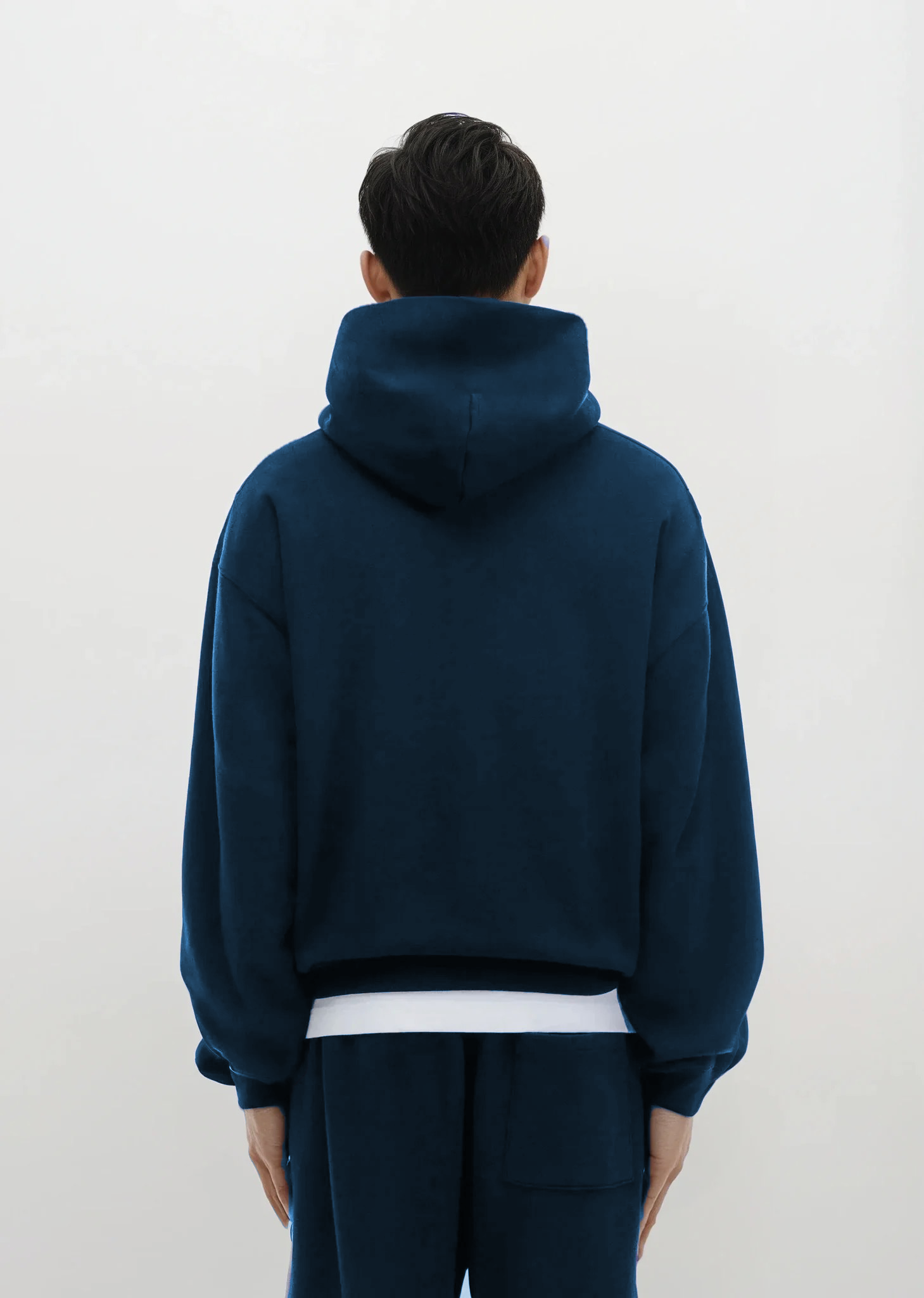 box hoodie navy